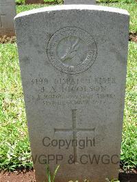 Dar Es Salaam War Cemetery - Nicolson, J A